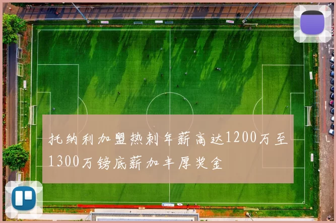 托纳利加盟热刺年薪高达1200万至1300万镑底薪加丰厚奖金